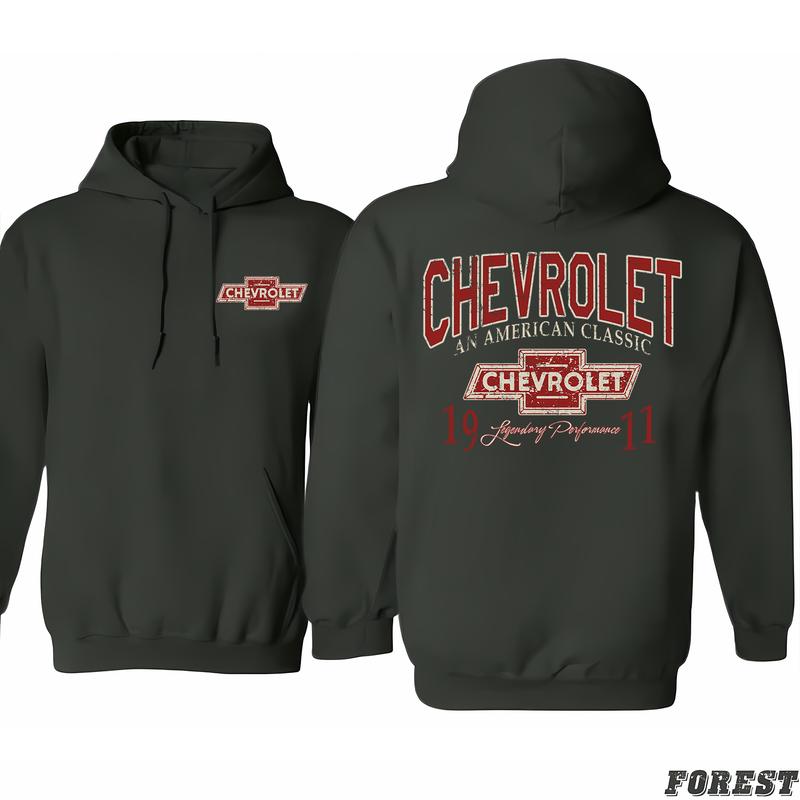 Chevrolet An American Classic Big & Tall Hoodie, Athleisure Wear, Universal Style Options, Classic Cotton, Menswear Unisex, Unisex