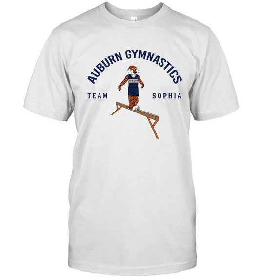 2023 Auburn Gymnastics Team Sophia Tshirt