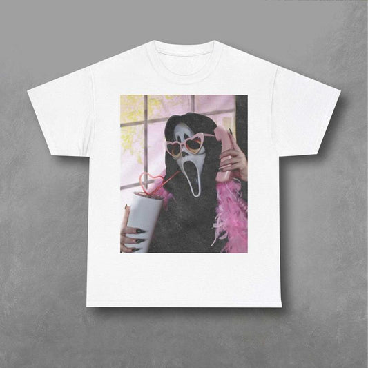 No You Hang Up Shirt, Ghostface Shirt, Boo Sweatshirt, Ghost Valentine Tee, Scream Movie Tshirt, Movie Graphic Shirt Classic Fabric