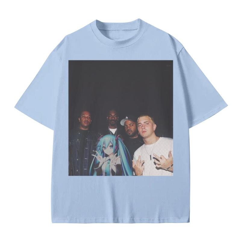 Hatsune Miku Anime T-Shirt, unisex wwomen shirt Cotton Fit