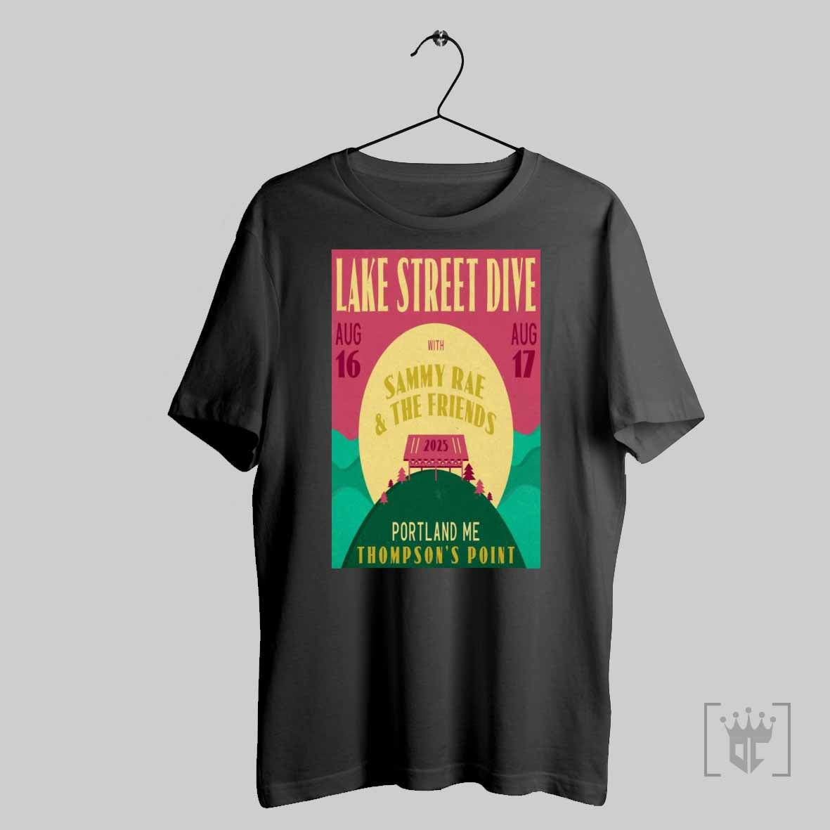Poster Lake Street Dive August 16 17 2025 Thompsons Point T Shirt