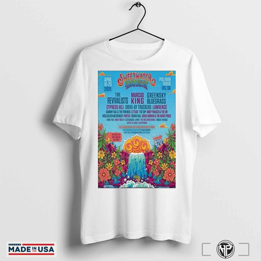 Sweetwater 420 Fest April 18-20 2025 Pullman Yards in Atlanta GA cool stream Poster T shirt