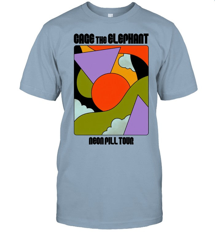 Limited Cage The Elephant Neon Pill Tour T-Shirt