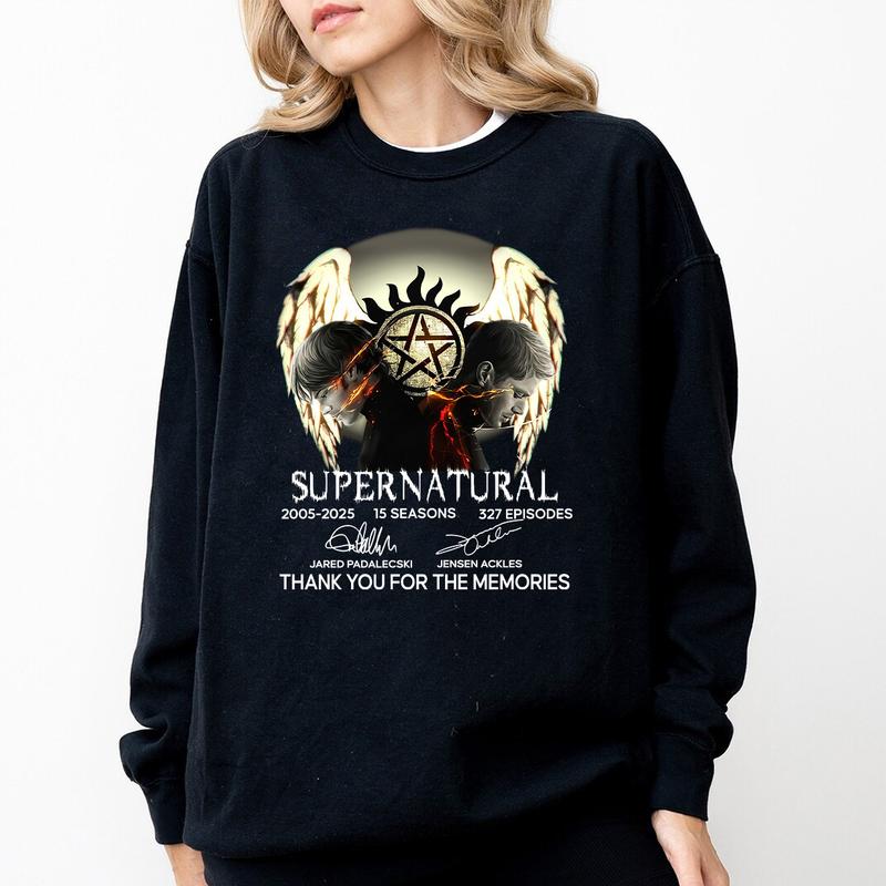 Supernatural T Shirt, Supernatural Dean Sam T Shirt, Gift For Woman and Man Unisex T-Shirt Sweatshirt Hoodie