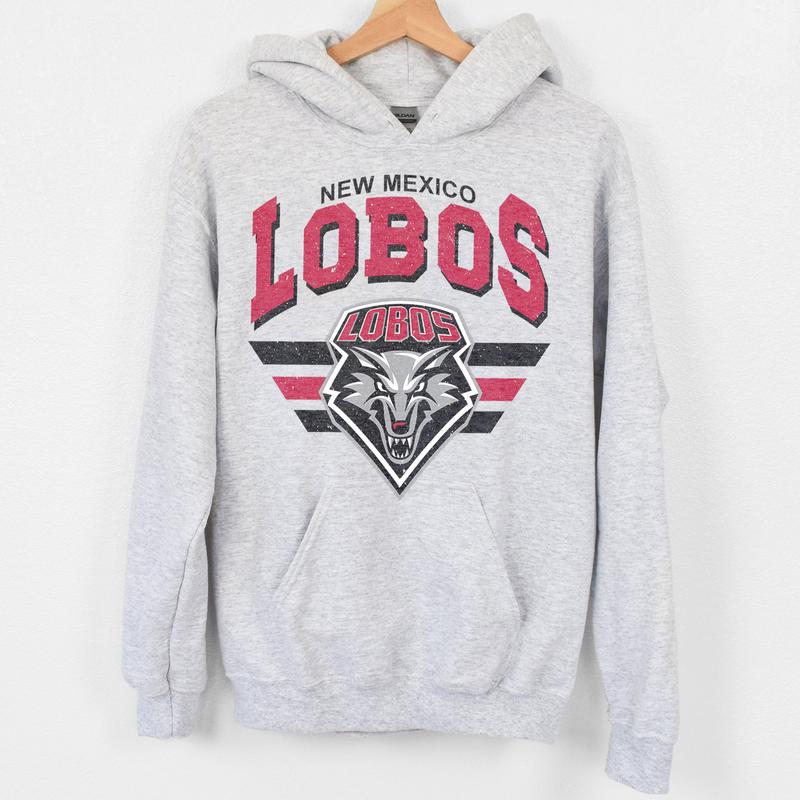 New Mexico Lobos Vintage NCAA Sweatshirt, University Football Shirt, Classic Gift for Fans, Men, Women, Unisex Cotton Comfort, Vintage Style