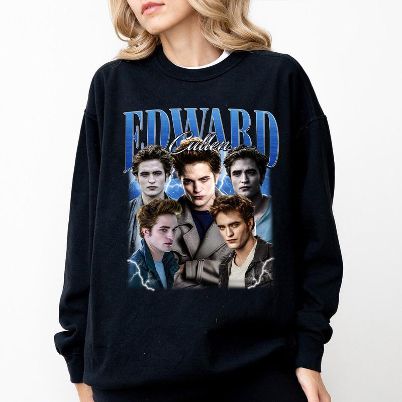Edward Cullen T Shirt, Edward Cullen Vintage 90's Tee, Robert Pattinson Fan Made Tee, Team Edward Tee