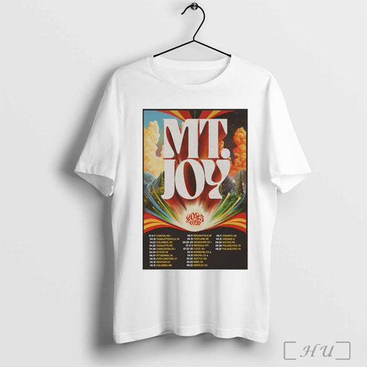Poster MT. Joy Tour Summer 2025 01.4-7 Cancun 04.19 Charlottesville t-shirt