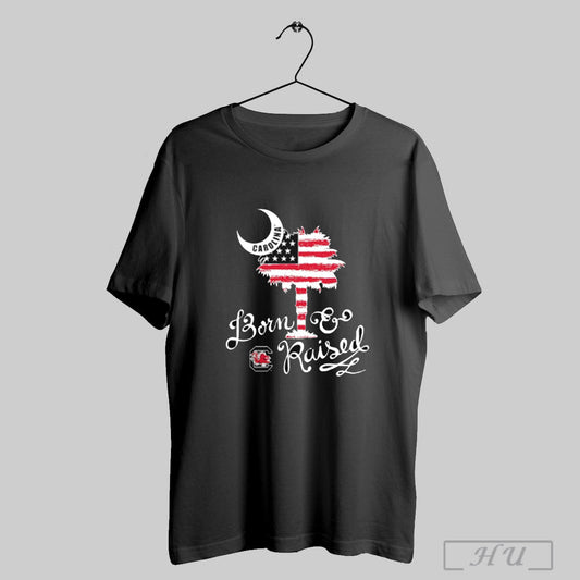 South Carolina Gamecocks Born And Raised Vintage T Shirt Sweatshirt
