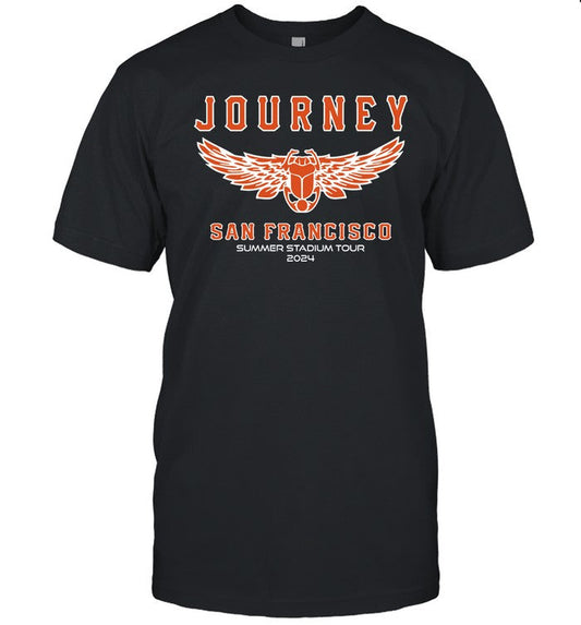 Journey San Francisco Summer Stadium Tour 2024 New Shirt