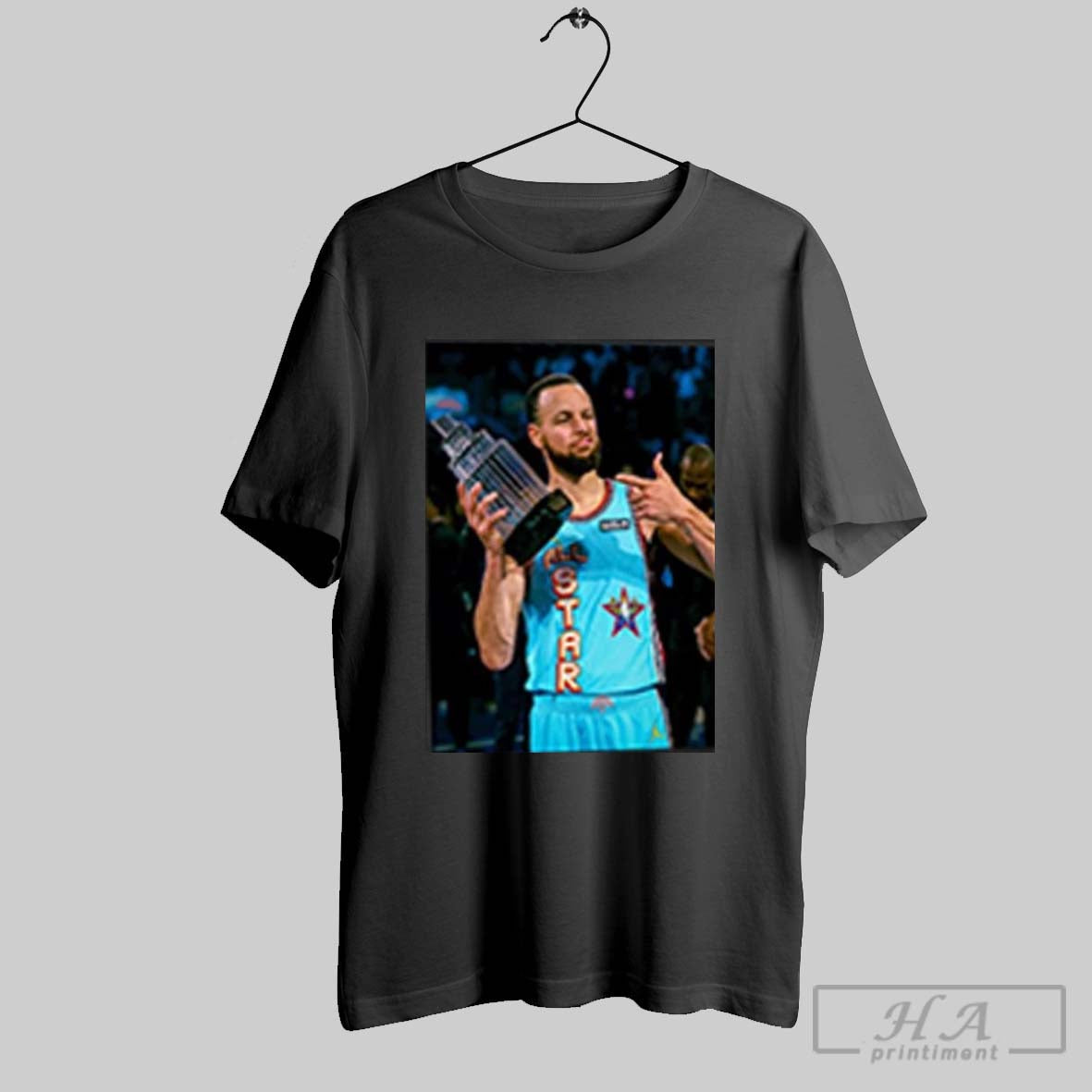Stephen Curry Nba Game Frame 2025 All Star T Shirt