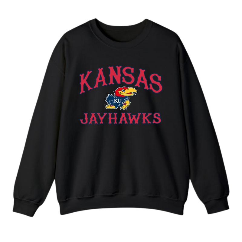 University Of Kansas Jayhawks Vintage White T-Shirt, Sweatshirt Menswear ncaa college