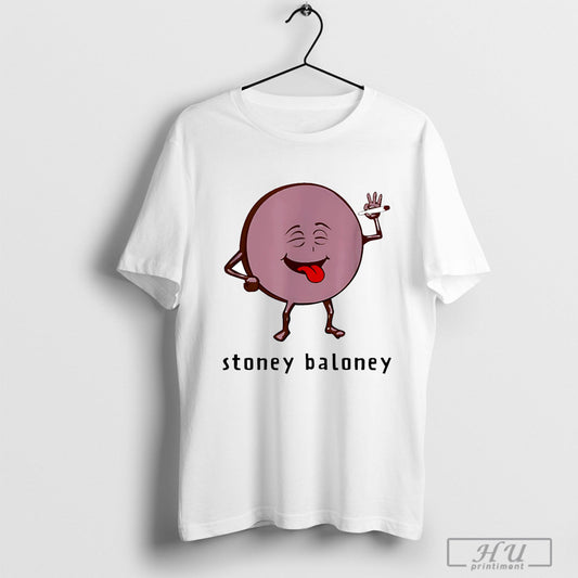 Stoney Baloney Smoking Funny T Shirt