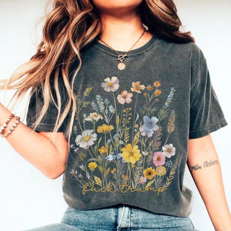 Subtle Anti Trump Sweatshirt TShirt, Fuck Trump, Feminist Shirt, Feminism, Anti Trumpism Shirt, Retro Graphic Tee, Casual