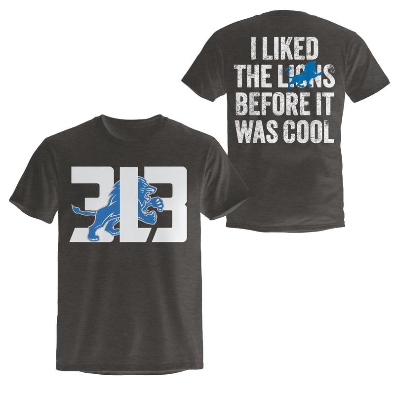 Grit I Liked The Lion Before It Was Cool TShirt, Detroi Football Fan, Lion Unisex  Cotton Tee, Go Lion Shirt