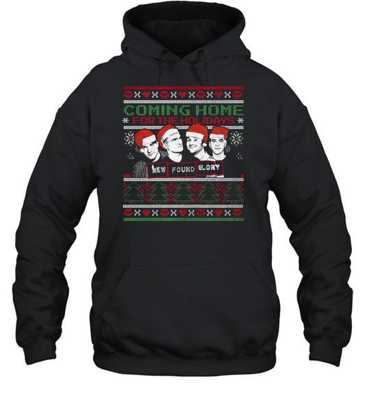 Limited New Found Glory Band Ugly Holiday Pullover Hoodie