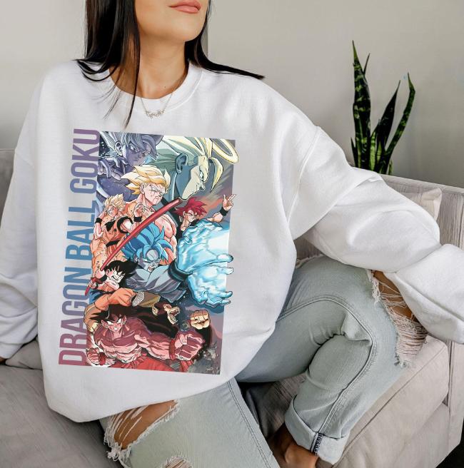 G0ku Saiyannn Sweatshirt Hoodie Shirt, Dr4gon b4ll Sweatshirt Hoodie Shirt, animee shirt