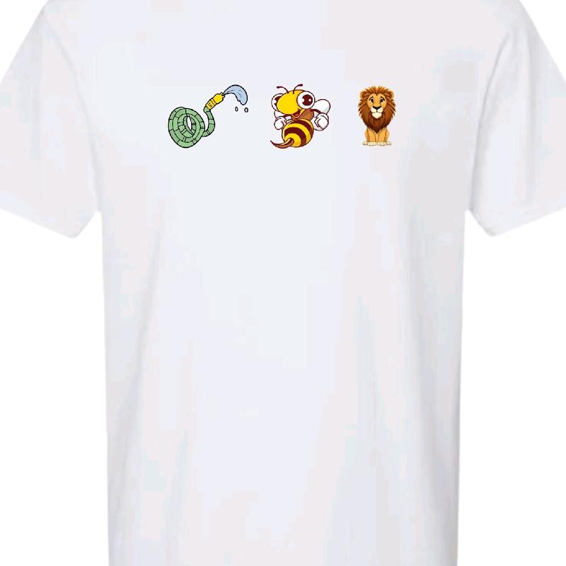 Hose, Bee, Lion T-Shirt - Witty and Distinctive - Top, Menswear Casual men funny. t shirt