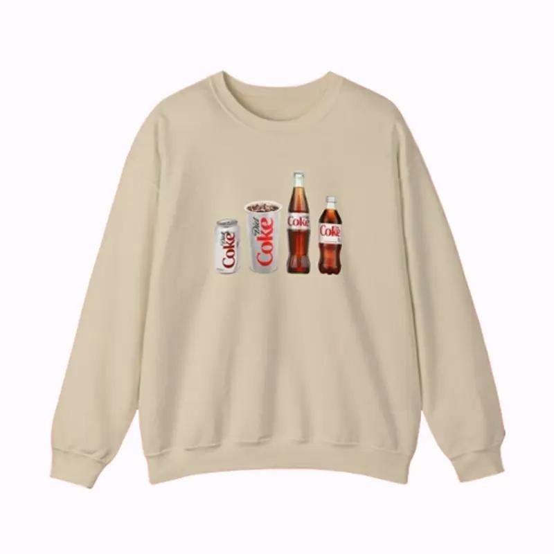 Diet Coke Unisex Crewneck Sweatshirt Fabric Menswear