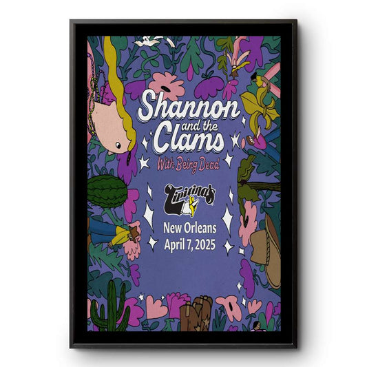 Poster Shannon And The Clams New Orleans LA April 7 2025
