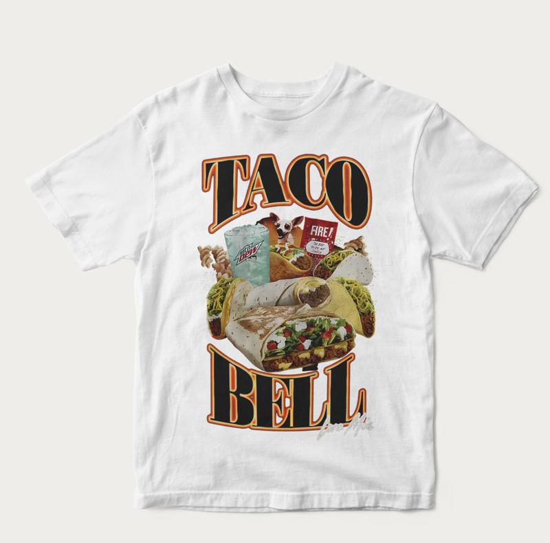Taco Bell 90'S Bootleg, Unisex Short Sleeves Tee for Men and Women