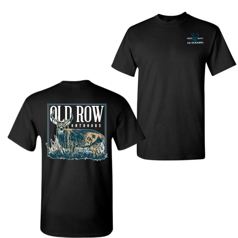 Old Row Outdoors Deer T-Shirt , Old Row 2 Slide T-Shirt , Hunting Season Graphic Tee Trending T-Shirt For Men For Women