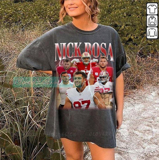 Vintage Nick Bosa Football Shirt, Vintage Nick Bosa shirt  shirt, San Francisco shirt, Sweatshirt, Hoodie