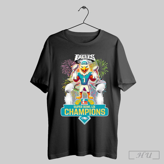 Swoop Philadelphia Eagles 2024 2025 Super Bowl Lix Champions T Shirt Sweatshirt