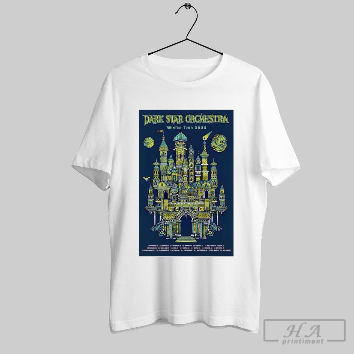 Poster Dark Star Orchestra Winter 2025 Tour 1 30 Phoenix Az 1 31 Del Man Ca T Shirt