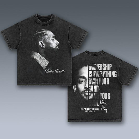 NIPSEY HUSSLE 2 SIDES Cotton Vintage Shirt To Match Sneaker Hiphop Clothing Rapper Merch Shirt, Hiphop Tour Concert 2024, Gift For Fan Y2K Aesthetic Hoodie Sweatshirt
