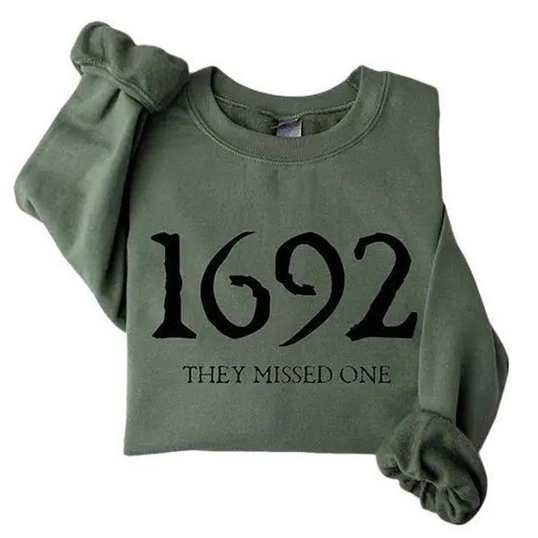 1692 They Missed One Sweatshirt, Sanderson Witch Sweater, Retro Salem Halloween Sweatshirt, Gift For Halloween