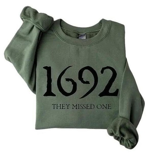 1692 They Missed One Sweatshirt, Sanderson Witch Sweater, Retro Salem Halloween Sweatshirt, Gift For Halloween