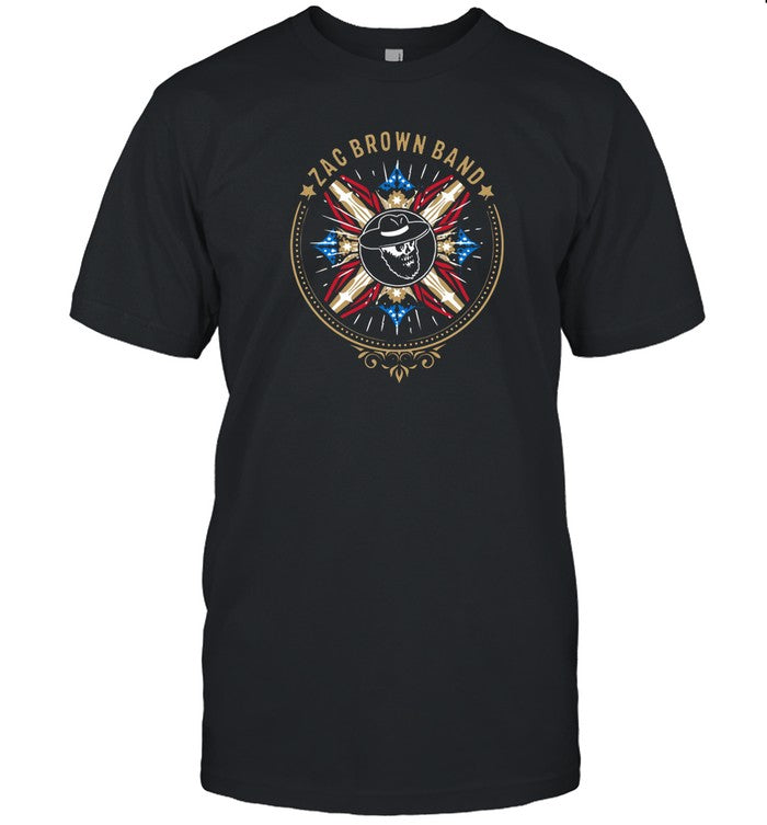 T-Shirt Zac Brown Band USA Limited