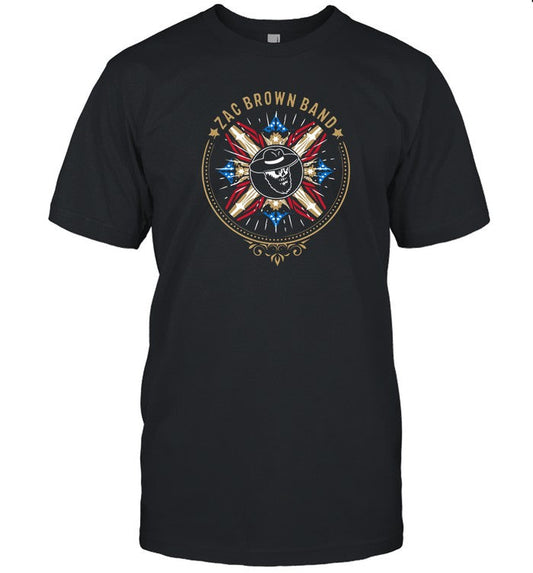 T-Shirt Zac Brown Band USA Limited