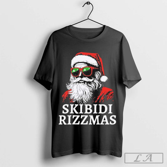 Skibidi Rizzmas Skibidi Christmas Funny Shirt