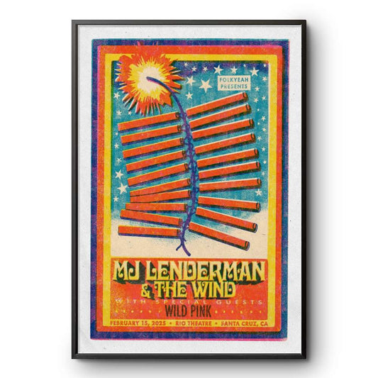 MJ Lenderman & The Wind February 15 2025 Rio Theatre Santa Cruz CA Poster