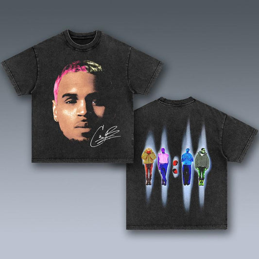 C.BROWN BIG HEAD V4 2 SIDES Cotton Vintage Shirt To Match Sneaker Hiphop Clothing Rapper Merch Shirt, Hiphop Tour Concert 2024, Gift For Fan Y2K Aesthetic Hoodie Sweatshirt