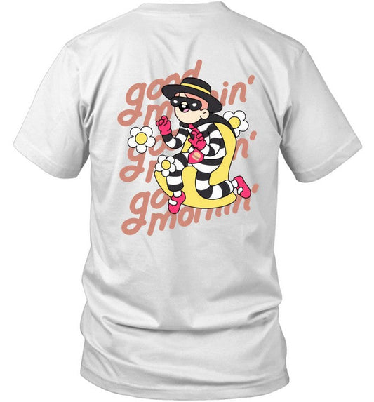 Doodles x McDonaldâ€™s Good Morninâ€™ Hamburglar Unisex T Shirt