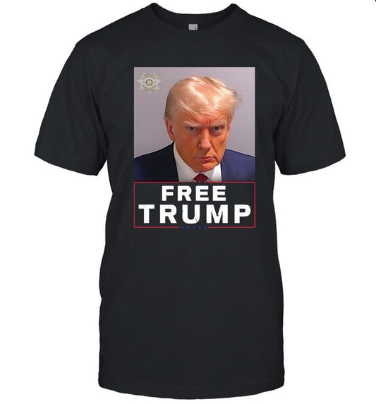 New Free Donald Trump Mugshot T-Shirts