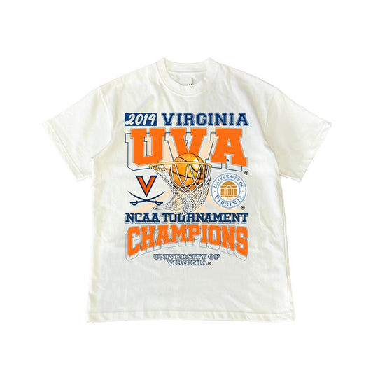 NCAA 2019 UVA Tournament Virginia T-Shirt Unisex Menswear Casual Soft new jersey