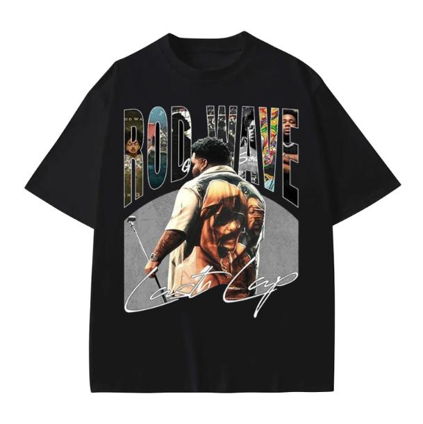 Rod Wave Last Lap Tour 2024 tshirt, Gift for Fans Cotton Menswear