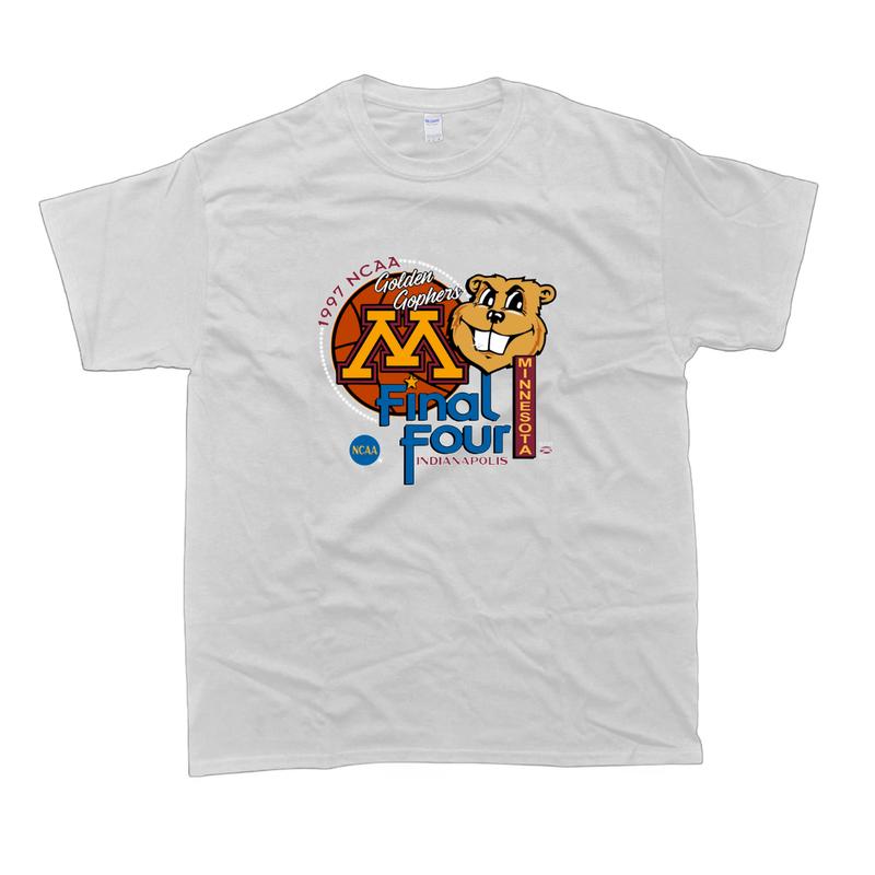 Vintage University Of Minnesota Golden Gopher Casual Menswear Top