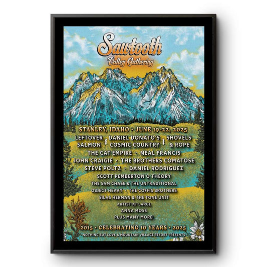 Sautooth Valley Gathering Concert Jun 19-22 2025 Stanley, Stanley, ID Poster