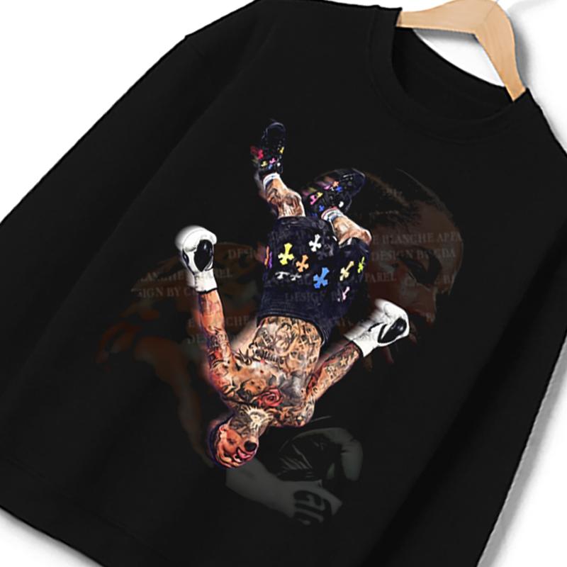Gervonta Tank Davis Flip Sweatshirt Boxing World Champion Custom Graphic Sweater Sweatshirt Cotton