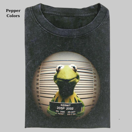 Kermit Vintage Graphic Tee, Muppets Graphic T-Shirt, Funny Shirt, Dumb Shirt, Unisex T-shirt, Menswear Womenswear Streetwear