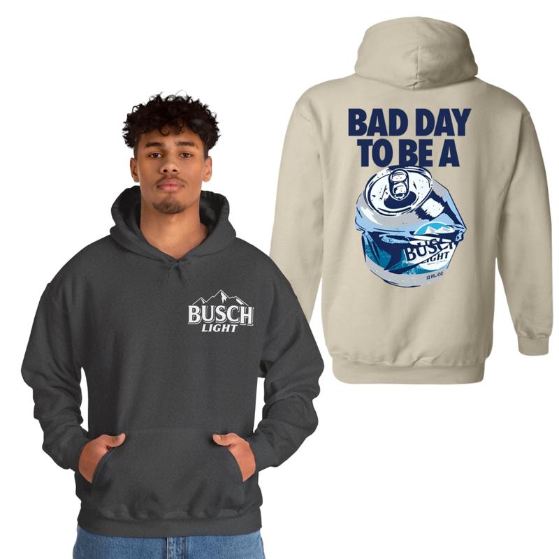 Bad Day to Be a Busch Light 2 Sides Printed Gildan-Unisex Hoodie Cotton