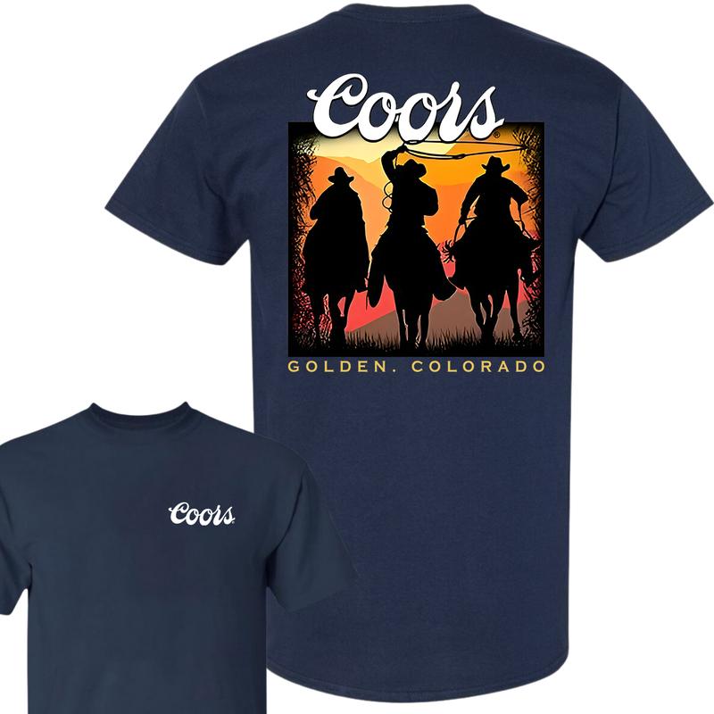 Coors Cowboy T-shirt, Unisex T-Shirt, Full Color T-Shirt, For Men, For Women