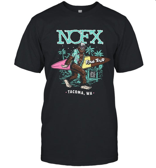 Limited NOFX Final Tour July 22-23, 2023 Tacoma, WA Shirt