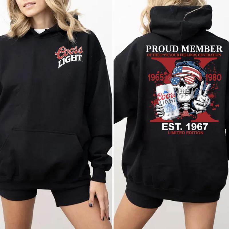 Gen X Shirt Proud Members Of Gen X CL New TShirt, Customize Gen X TShirt Raised On Hose Water And Neglect T-Shirt - Vintage Inspired Funny Saying Sarcasm Quotes Shirt - Fit, Casual