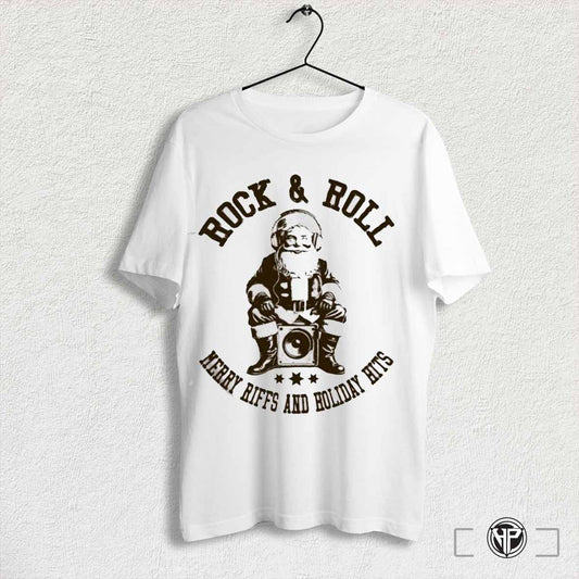 Rock Roll Merry Riffs And Holiday Hits Sweater