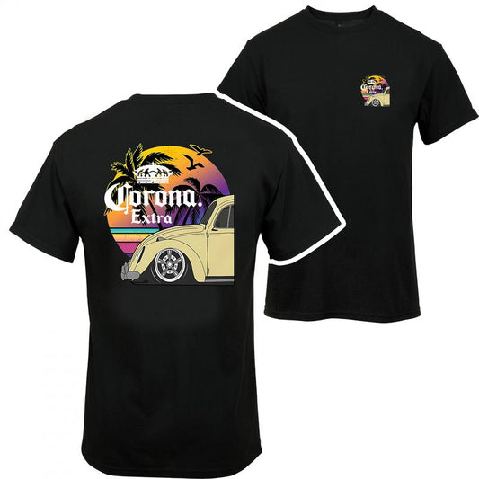 Corona Extra Beach T-shirt -  2 Side - Shades For Everyone - Size Range For Everyone - Unisex Style Variety  - Mix And Match